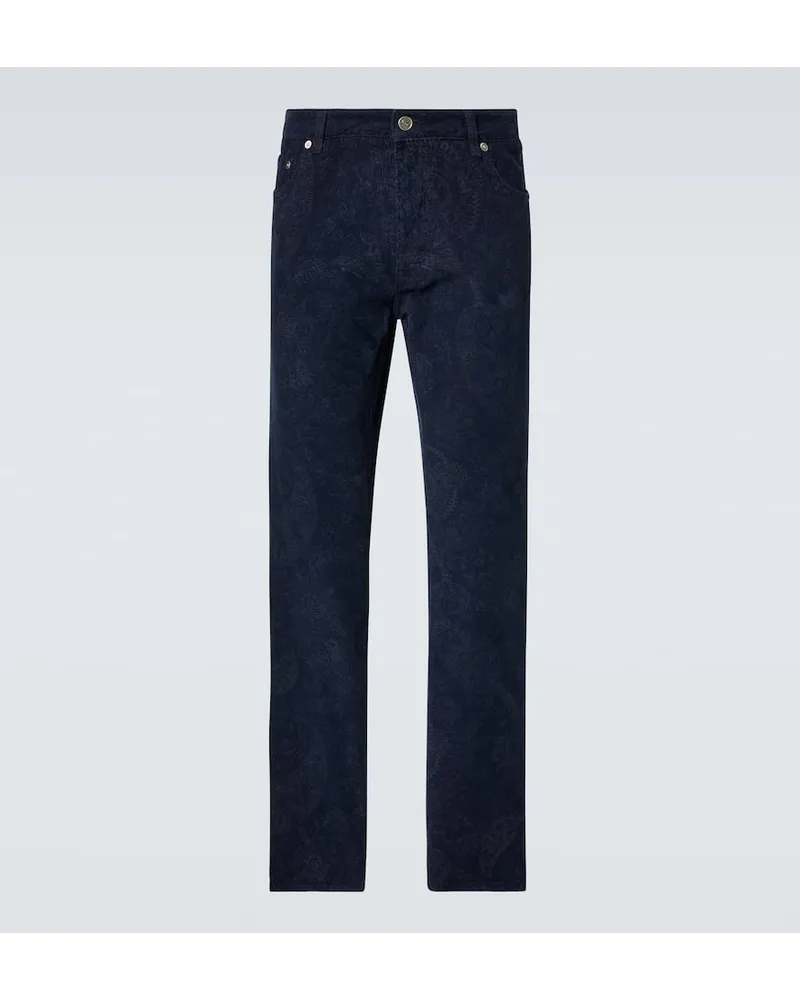 Etro Jeans regular con stampa Multicolore