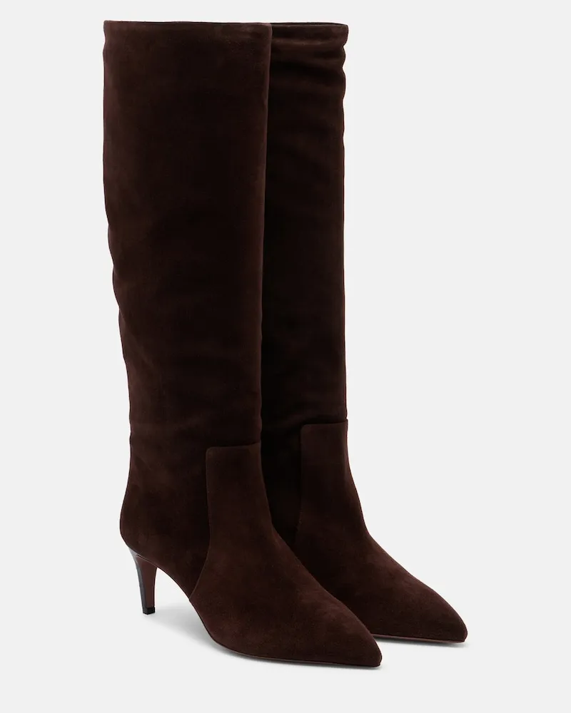 Paris Texas Stivali stiletto in suede Marrone