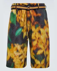 Dries van Noten Bermuda con stampa Multicolore