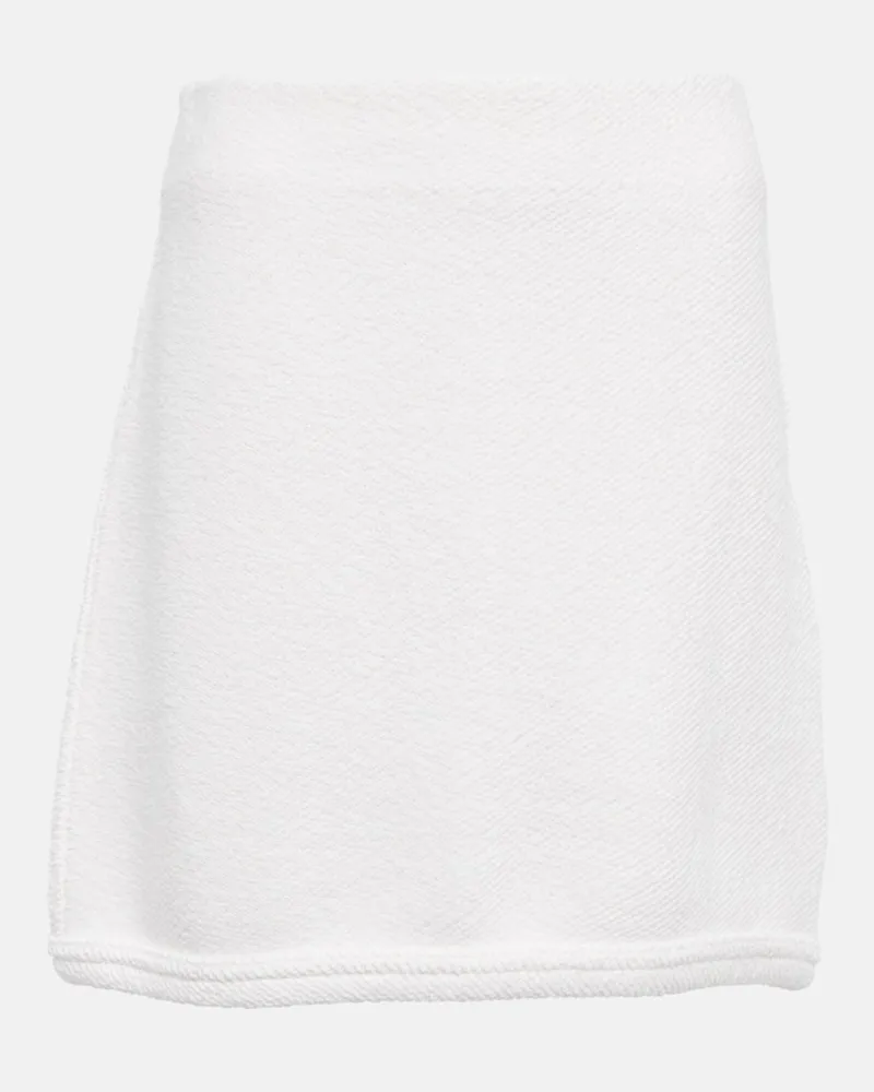 Dorothee Schumacher Minigonna Cool Towelling in spugna Bianco