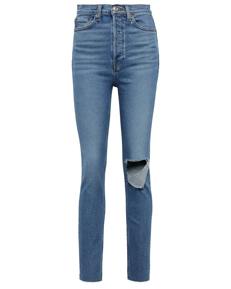 RE/DONE Jeans skinny 90s Ultra a vita alta Blu