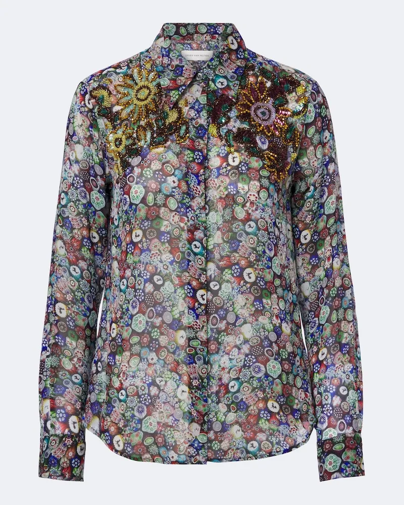 Dries van Noten Camicia con stampa Multicolore