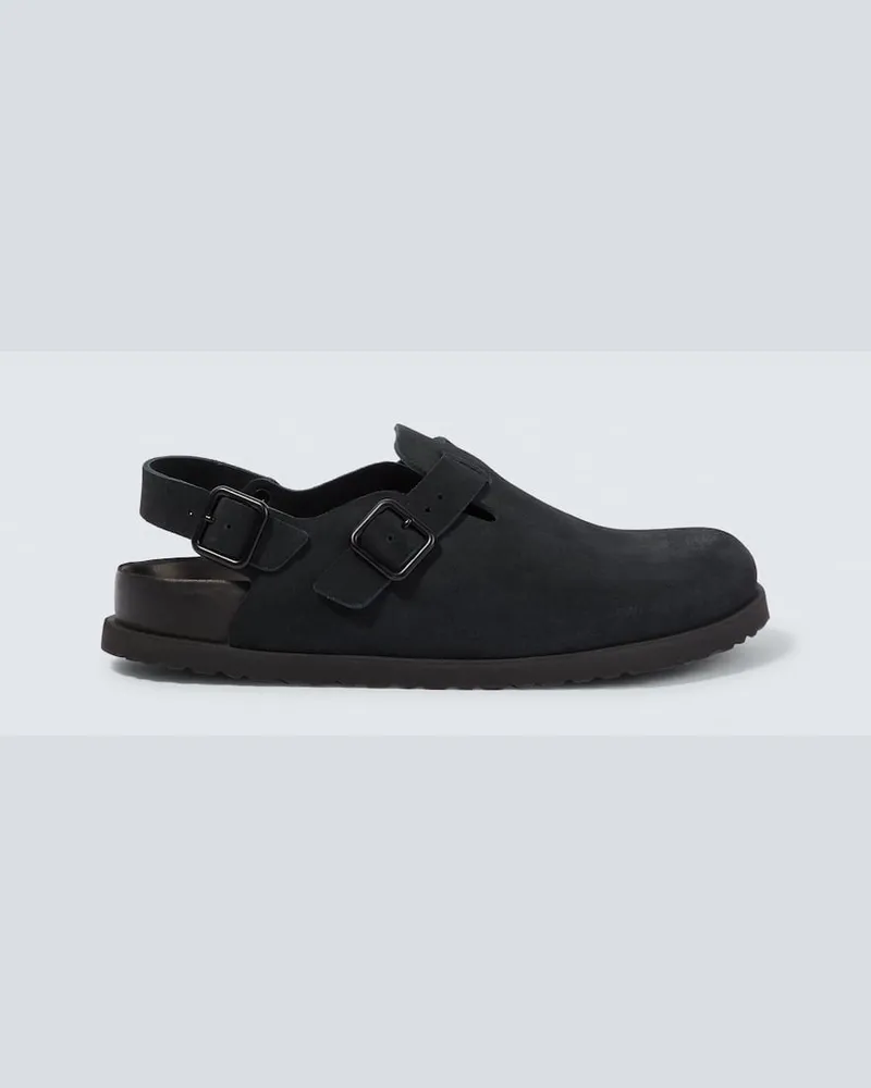 Birkenstock Slippers slingback 1774 III Tokio in suede Nero