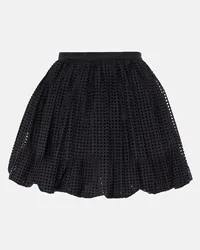 Alaïa Alaïa Minigonna in misto cotone Nero