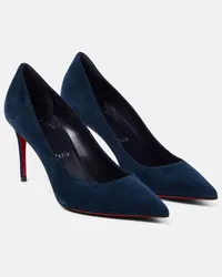 Christian Louboutin Pumps Kate 85 in suede Blu