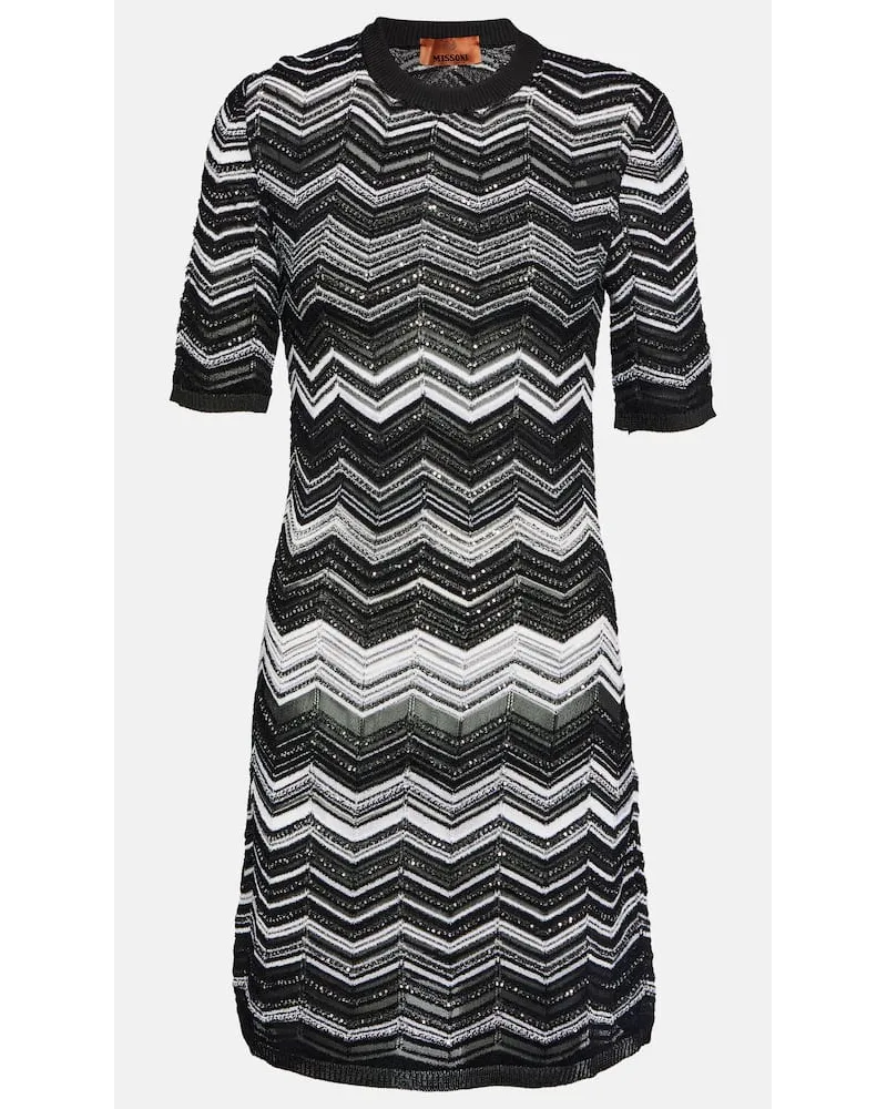 Missoni Miniabito con paillettes Nero