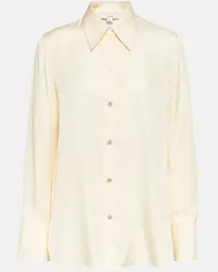 Vince Camicia in misto seta Beige