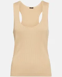 Joseph Tank top in jersey a coste Beige