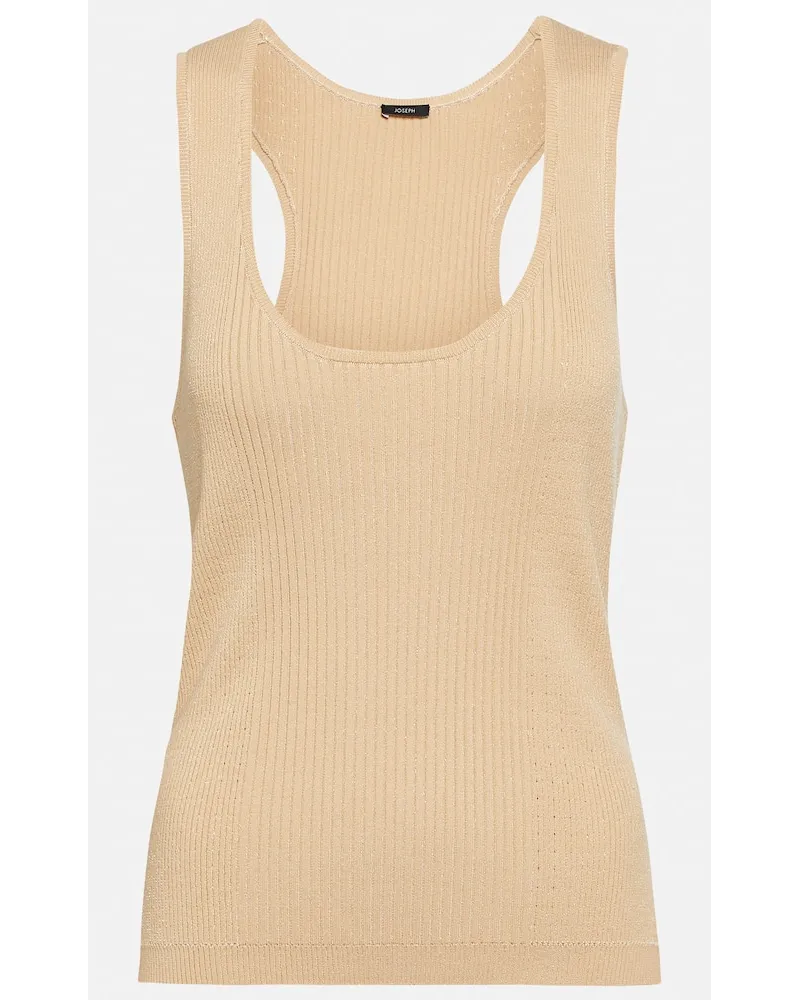 Joseph Tank top in jersey a coste Beige