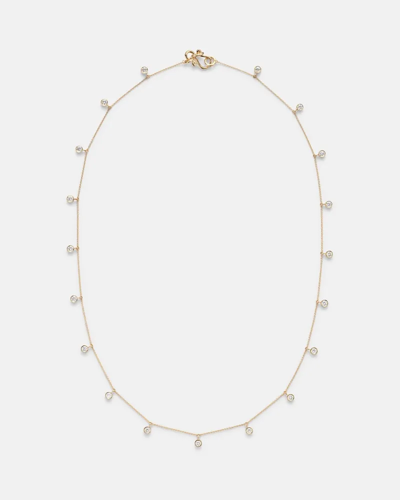 Sophie Bille Brahe Collana Lou Of The Valley in oro 18kt con diamanti Oro