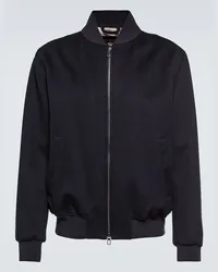 Loro Piana Bomber Ivy in cashmere Blu