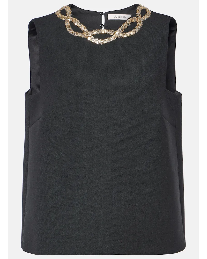 Dorothee Schumacher Top con decorazioni Nero