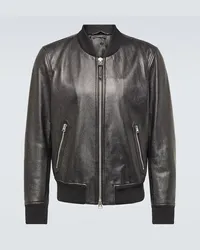 Tom Ford Bomber in pelle Nero