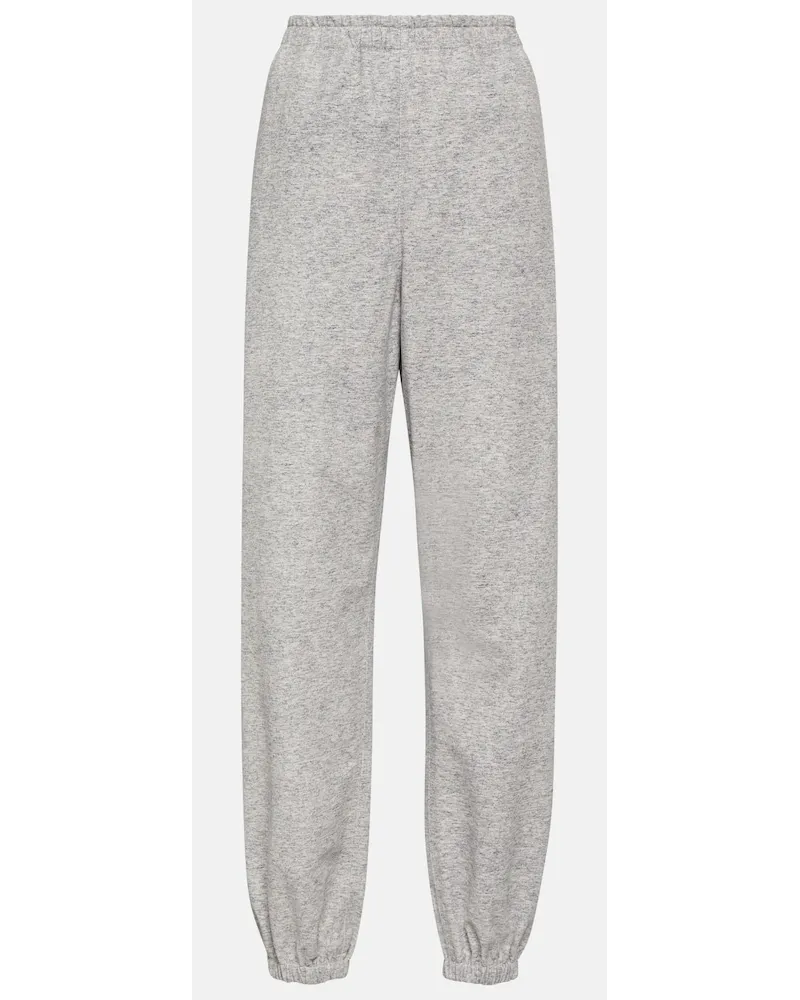 Bottega Veneta Pantaloni sportivi in pelle Grigio
