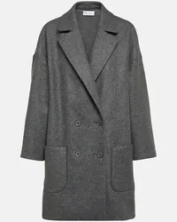 RED Valentino Cappotto doppiopetto in misto lana Grigio