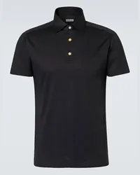 Kiton Polo in cotone Nero