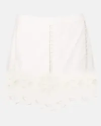 Isabel Marant Minigonna Palmira in cotone Bianco