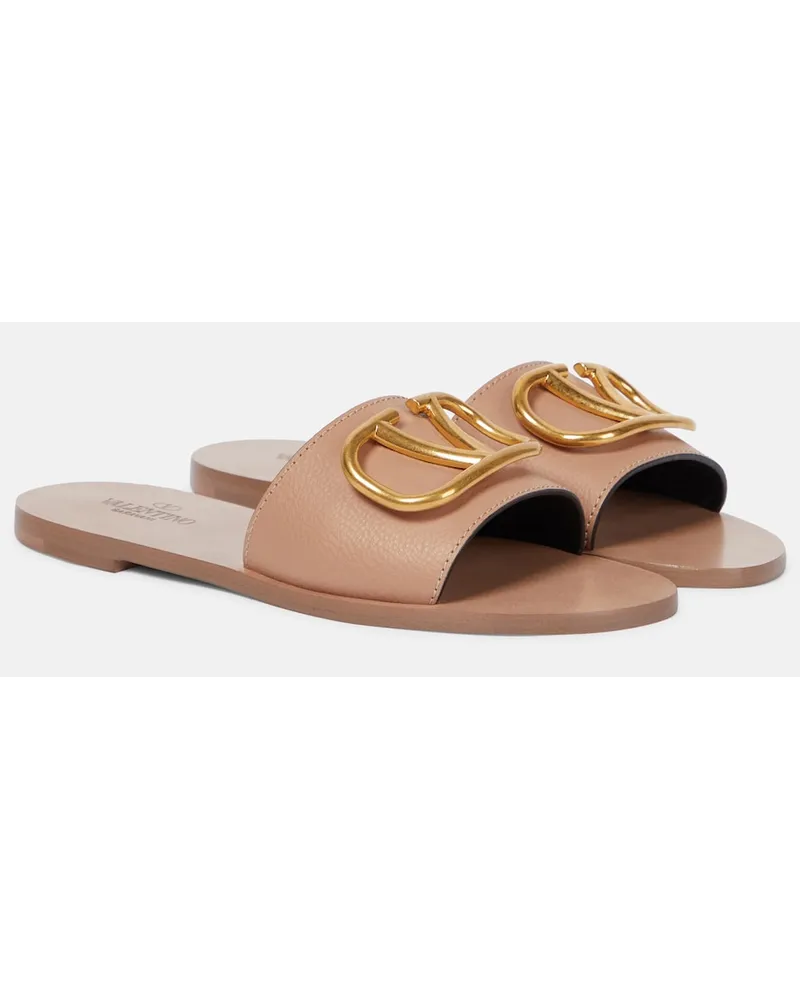 Valentino Garavani Sandali VLogo in pelle Rosa