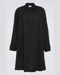 The Row Cappotto Clayton in cotone e cashmere Nero