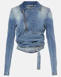 Y/PROJECT Giacca a portafoglio in denim Blu