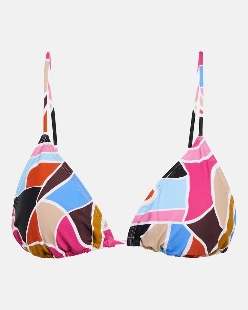 Rebecca Vallance Top bikini Le Reve con stampa Multicolore