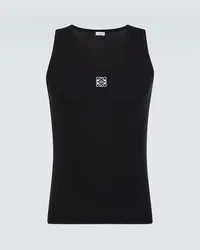 Loewe Tank top Anagram in cotone Nero