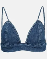 AGOLDE Bralette di jeans Blu