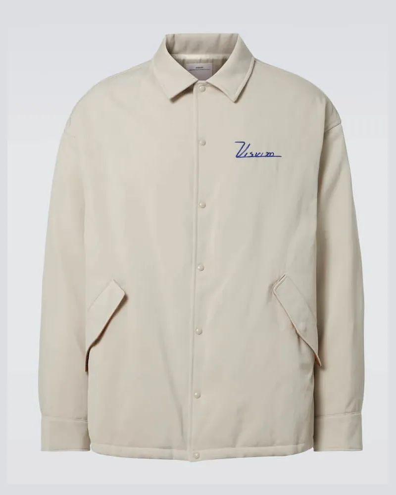 Visvim Piumino Westwood Team in lana e lino Beige