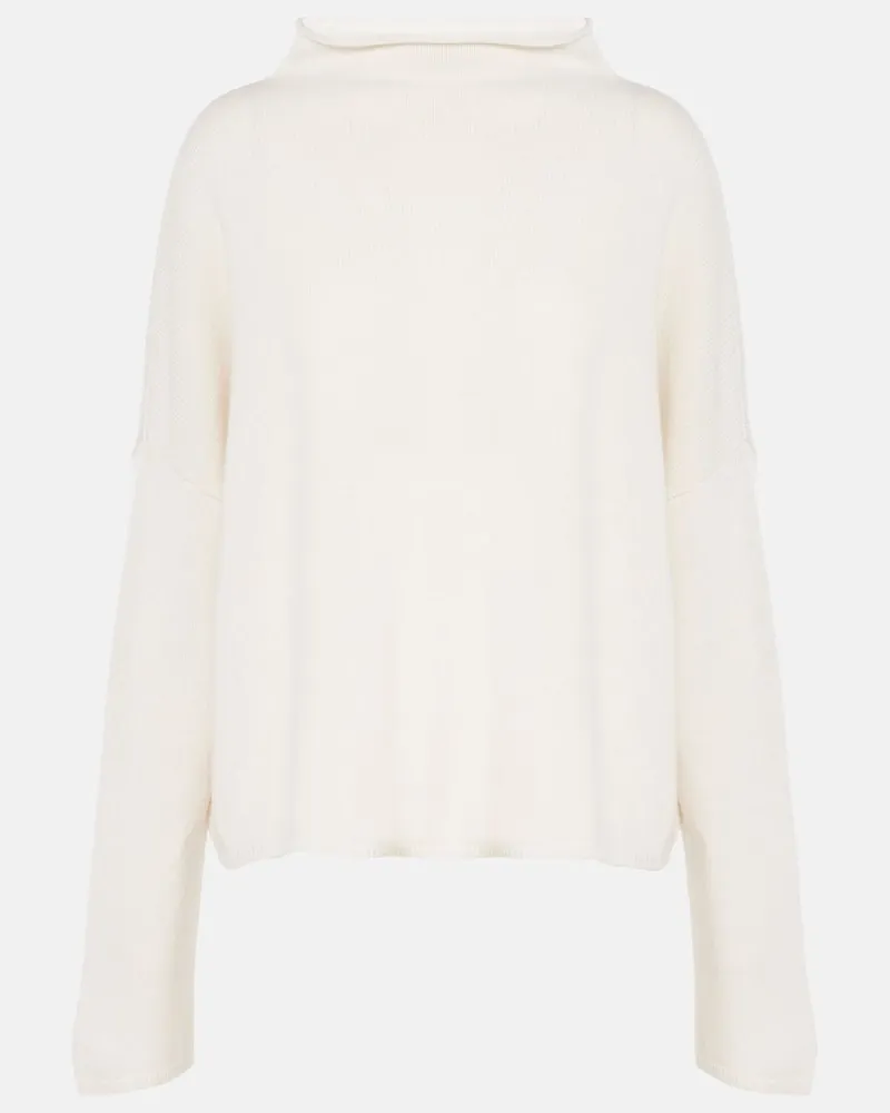 Lisa Yang Dolcevita Sandy in cashmere Bianco