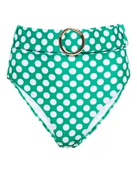 Alexandra Miro Slip bikini Ursula a pois Verde