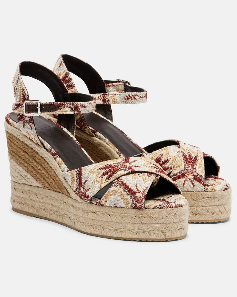 Missoni Espadrillas Carmen 110 con lamÃ© e zeppa Multicolore