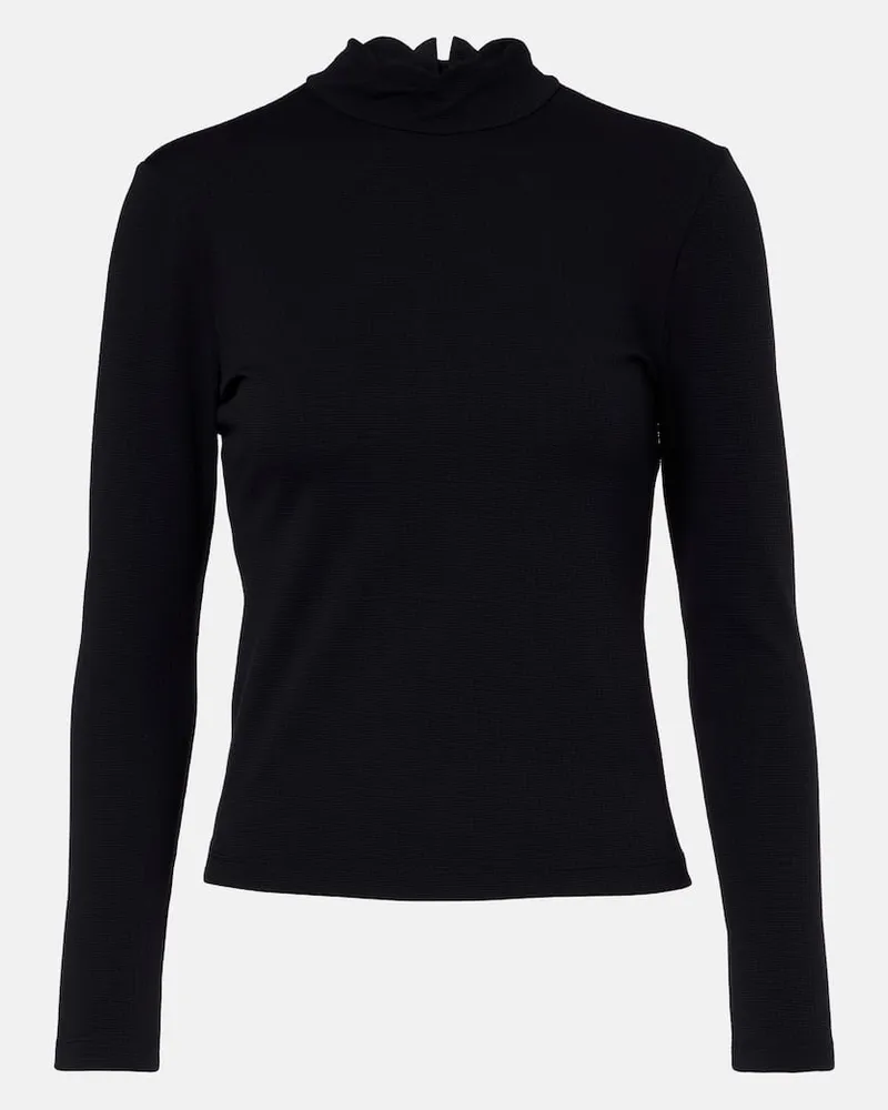 Marysia T-shirt a coste Nero