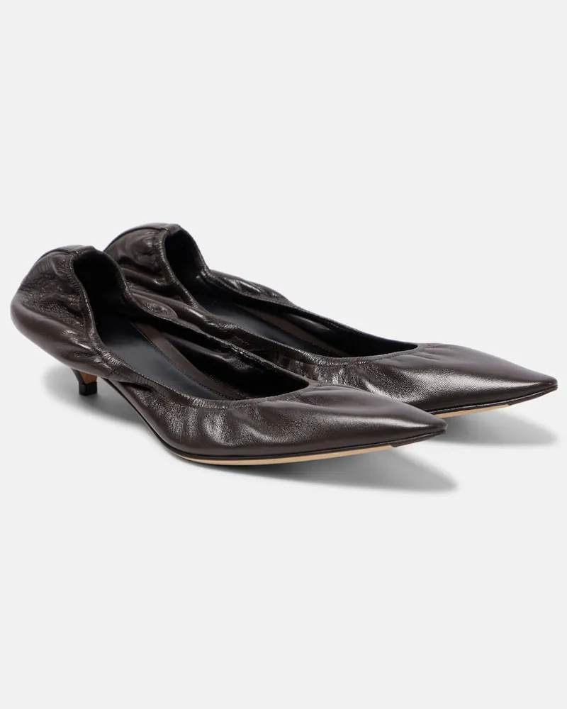 The Row Pumps Liisa in pelle Nero