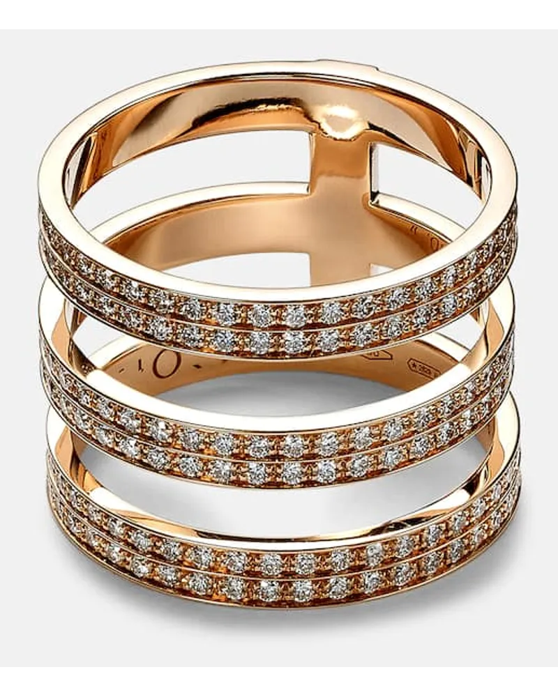 Repossi Anello Berbere in oro rosa 18kt con diamanti Oro