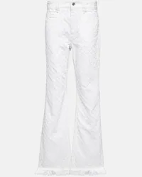 Isabel Marant Jeans regular a vita alta Bianco