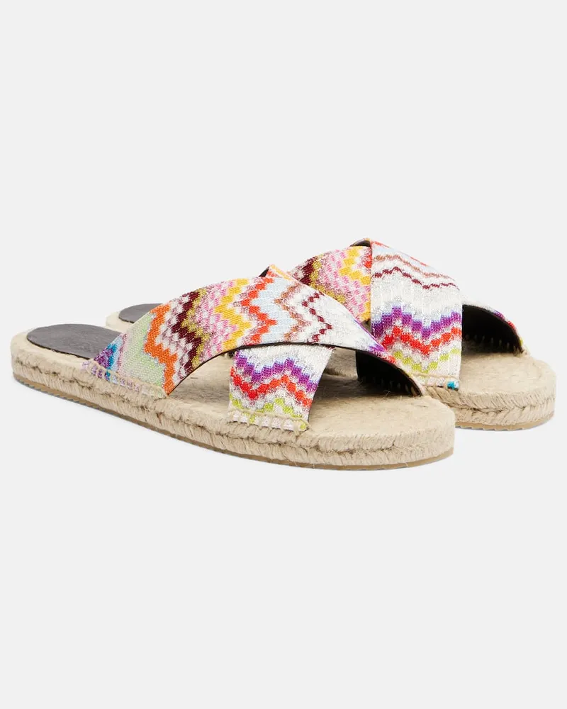 Missoni Sandali espadrillas Harlow con lamÃ Multicolore