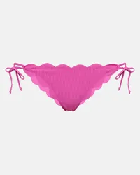 Marysia Slip bikini a triangolo Molt smerlato Rosa