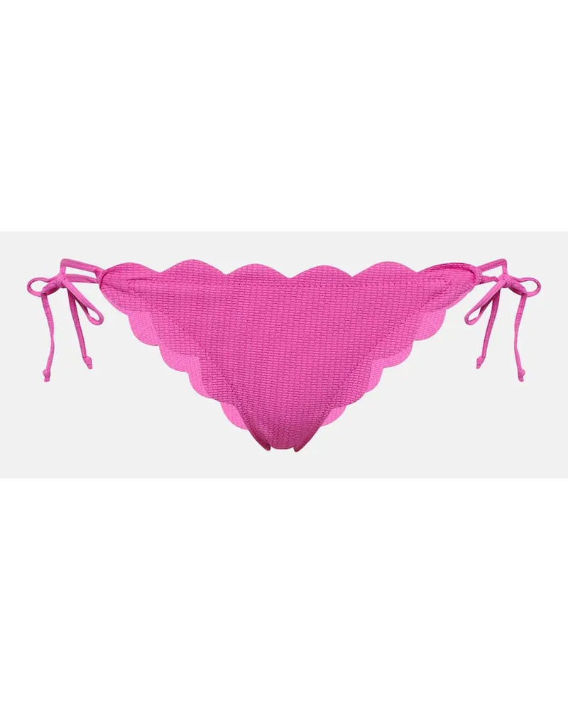 Marysia Slip bikini a triangolo Molt smerlato Rosa