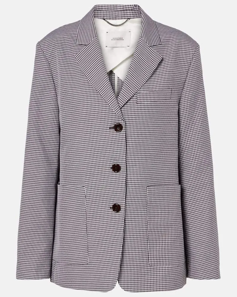 Dorothee Schumacher Blazer a quadri Marrone