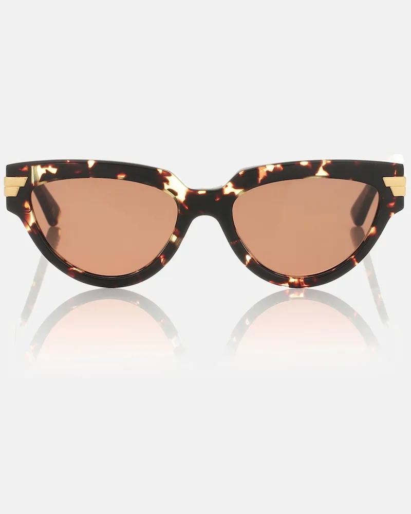 Bottega Veneta Occhiali da sole cat-eye in acetato Marrone