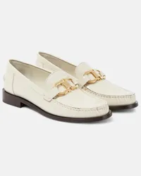 Ferragamo Mocassini Maryan in pelle Bianco