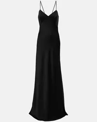 Max Mara Bridal - Abito sottoveste Selce in raso Nero