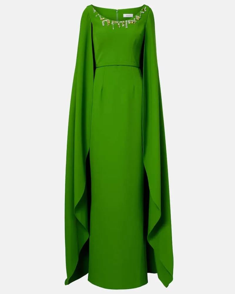 Safiyaa Abito lungo Agata in crÃªpe Verde