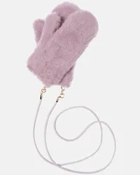 Max Mara Muffole 	Ombrato in teddy Viola