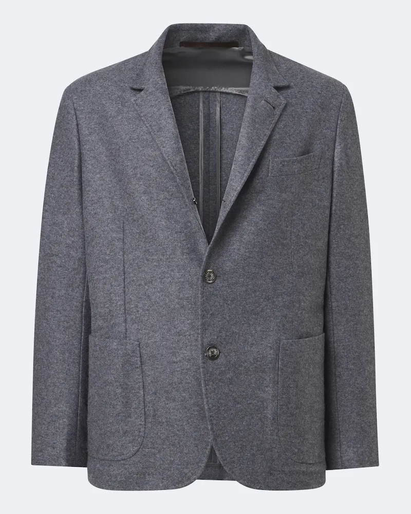Fedeli Blazer in cashmere Grigio