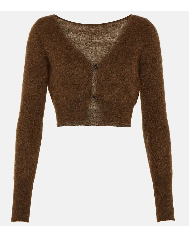 Jacquemus CardiganÂ Alzou in misto mohair Marrone