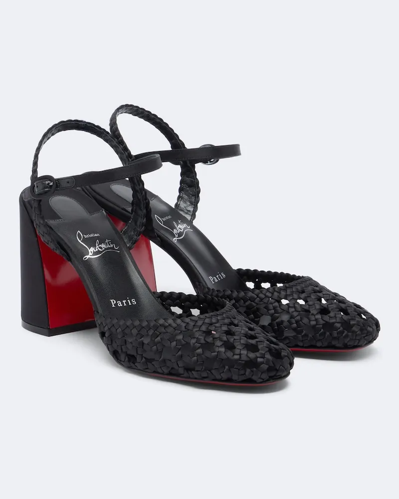 Christian Louboutin Pumps Jane in crêpe satin Nero