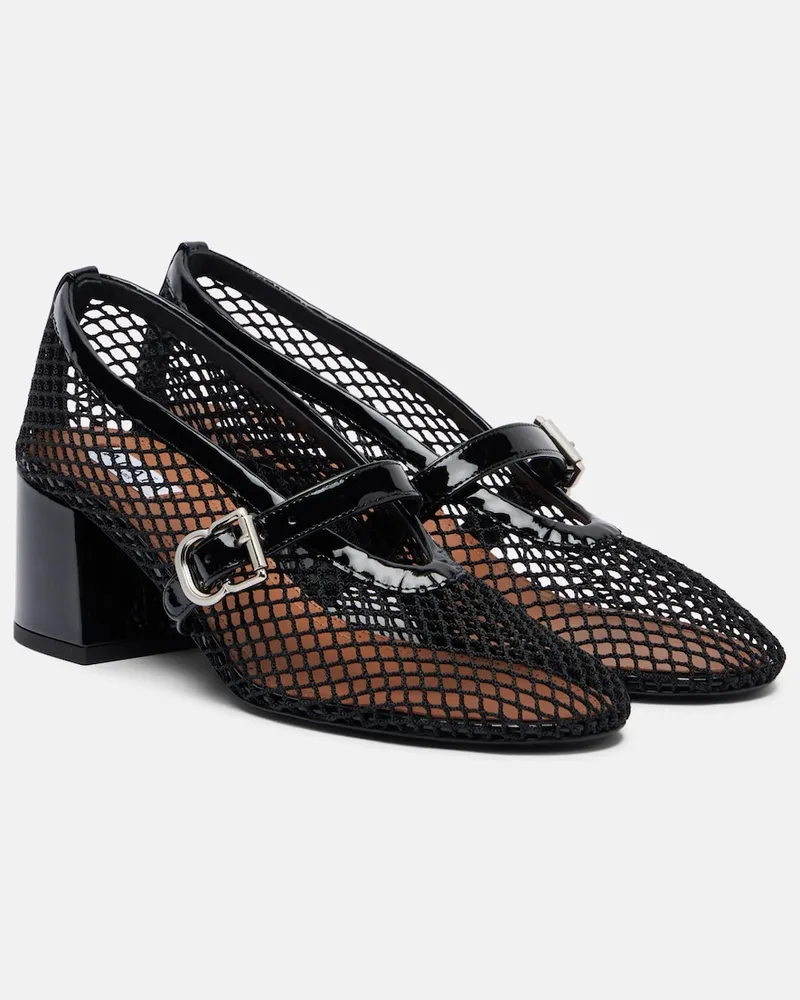 Alaïa Alaïa Pumps Mary Jane con vernice Nero