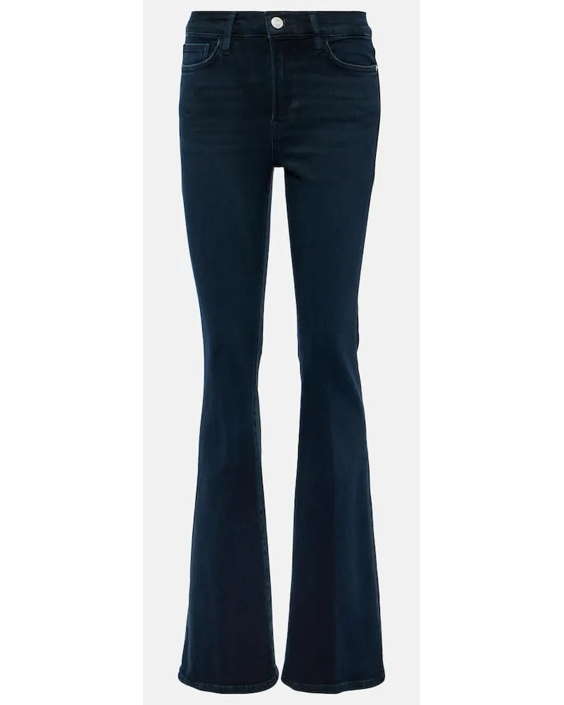 Frame Denim Jeans flared Le High Flare a vita alta Blu