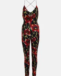 Norma Kamali Jumpsuit aderente con stampa Multicolore